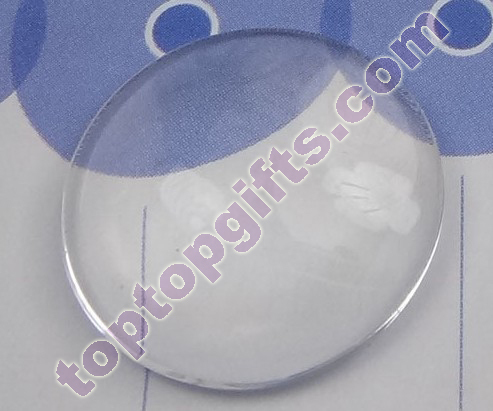 Circle Glass Cabochon Mobile Phone Cover Decoration
