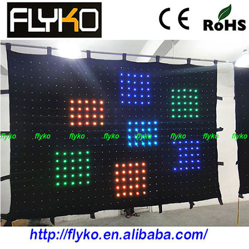 Clear Curtain Stage Led Video Display Screen