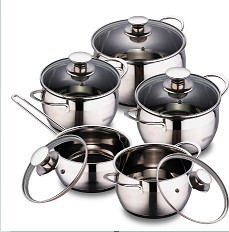 Cnbm Belly Stainless Steel Cookware Set
