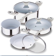 Cnbm Ceramic Coating Stainless Steel Cookware Sets
