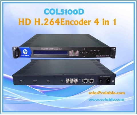 Col5100d Hd H 264 Encoder 4 In 1