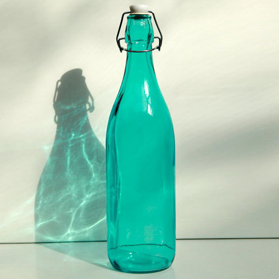 Colored Glass Beverage Bottles Empty Mineral Water Beer With Swing Top
