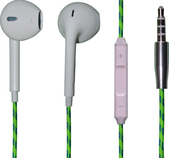 Colorful Fabric Earphones For Iphone Yap 031