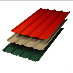 Colourful Corrugated Steel Plate