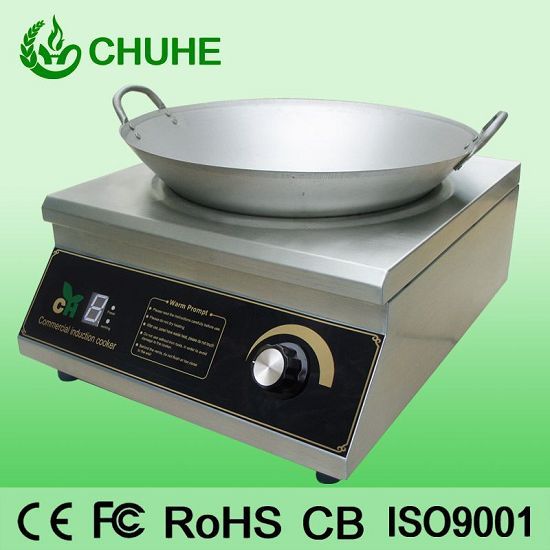 Commercial Induction Wok 5000w Ce Apparoval
