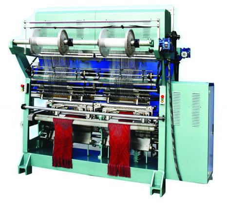 Computer Controlled Jacquard Scarf Raschel Warp Knitting Machine