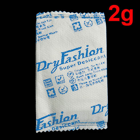Container Desiccant Sachets Dry Fashion 2g