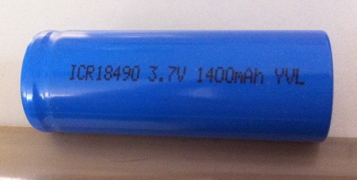 Cylindrical Li Ion Battery Icr18490