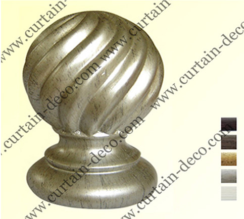 Decorative Curtain Rod And Finial