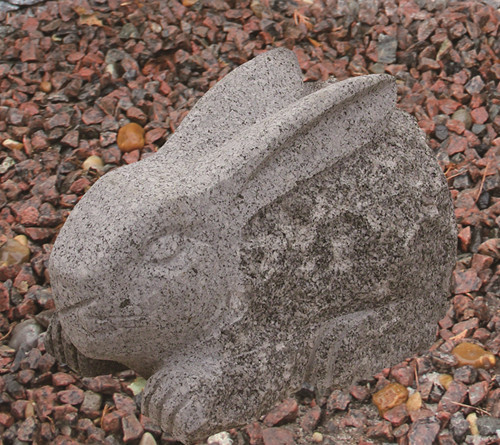 Decorative Rabbit Stone Statue