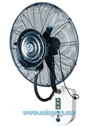 Deeri Wall Mounted Misting Fan With Rain Protection And Remote Control Type
