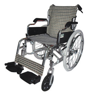 Deluxe Aluminum Wheelchair Checker Pattern