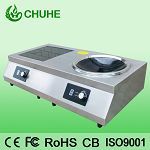 Desktop Induction Cooker With Flat And Concave Burner