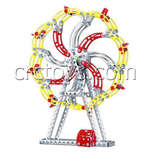 Diy Metal Building Blocks Toy Ferris Wheel