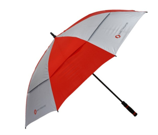 Double Layer Anti Uv Promotional Straight Golf Umbrella