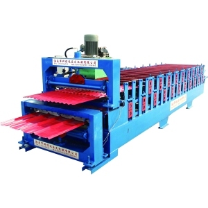 Double Layer Roll Forming Machine Could Press Two Kinds Of Panel Shape