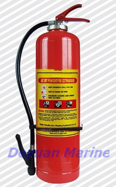 Dry Powder Fire Extinguisher With Internal Gas Cartridge