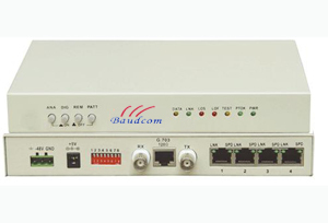 E1 To 4 Port 10 100baset Ethernet Converter