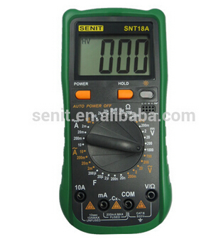 Electrical Read Digital Multimeter Snt18a