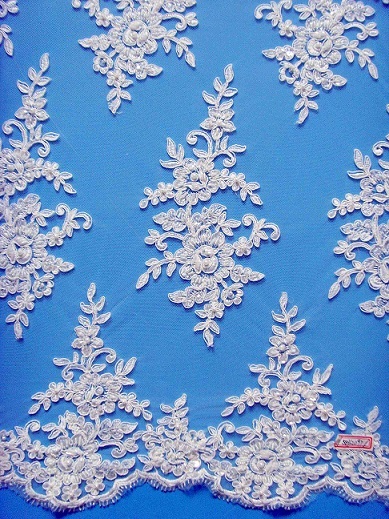 Embroidery Lace Fabric By The Yard