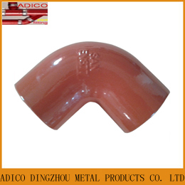 En877 Red Epoxy Paint Bend Drainage Pipe Fittings