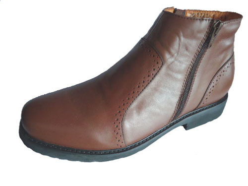 Europe Style Brown Men Leather Boots H5321 1