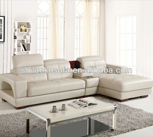 European Design 7 Seat Indoor Natural Leather Sofa For Home