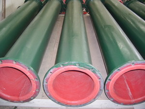 Excellent Wear Resistance Butyl Rubber Lined Pipe Used In Tailings
