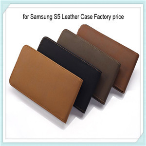 Factory Price For Samsung S5 Leather Case