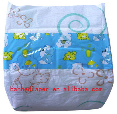 Fine Baby Diaper With Pe Tape