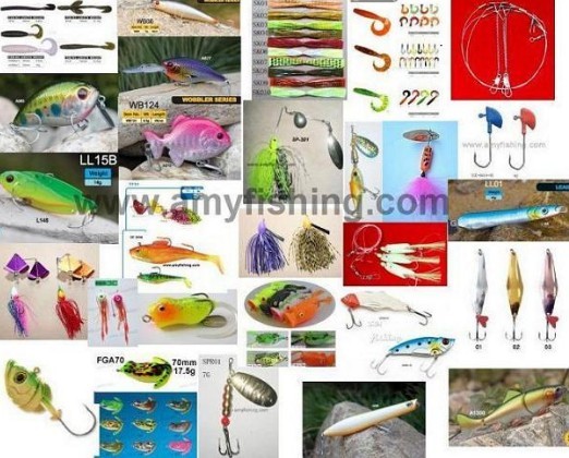 Fishing Lure Artifical Lures Hard Soft Baits Frog Spinner Spoon Spinnerbait
