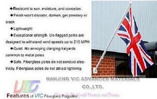 Flagpoles High Strength Fiberglass Professional Manufacturer
