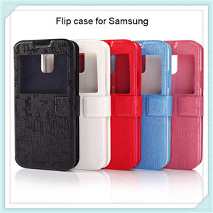 Flip Leather Case For Samsung Galaxy S5 I9600