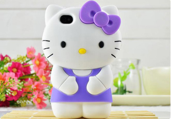 For Iphone 4 4s Silicone Case Mobile Phone Hellokitty