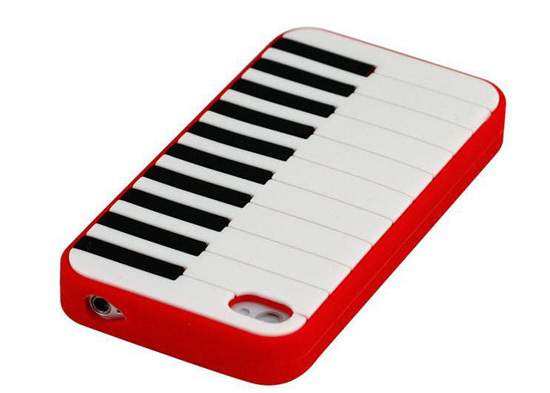 For Iphone 4 Silicone Mobile Phone Case Of Piano Scpiano