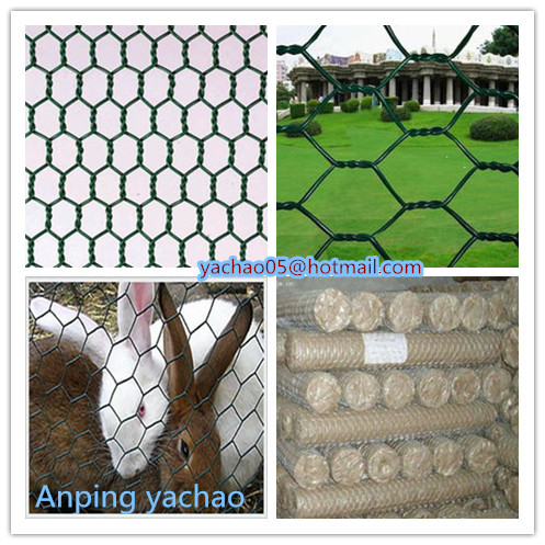 Galvanized Hot Dipped Or Electro And Pvc Coated Hexagonal Wire Mesh