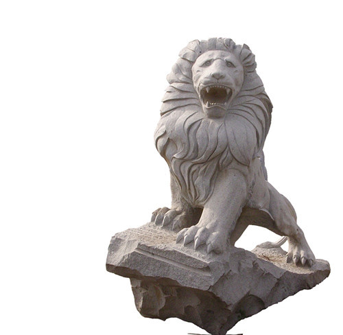 Garden Stone Lion Statue