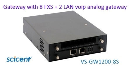 Gateway With 8 Fxs Ports Analog Voip Providers