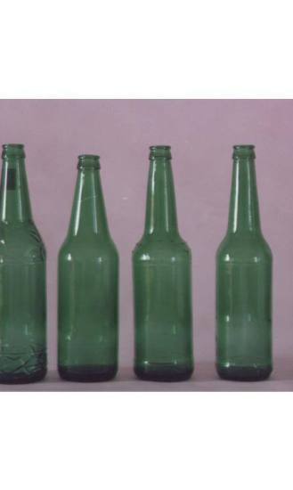 Glass Beer Bottle With Crown Cap