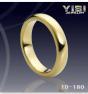 Gold Plated Ring Polished Shiny Jewelry 5mm Tungsten