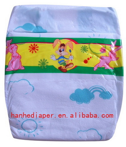 Good Absorb Baby Diapers With Pe Tape