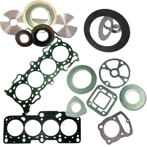 Graphite Compound Seal Gasket With Tanged Metal Material Reinforced Gaskets