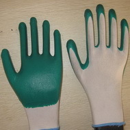 Green Nitrile Coated Working Gloves Ng1501 3