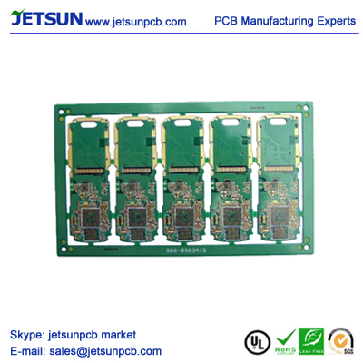 Hdi Pcb With Buried Blind Laser Via For Mobile Phone