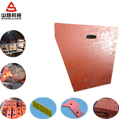 High Manganese Steel Casting Wear Liner Plate For Jaw Crusher And Impact