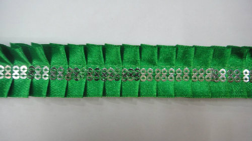 High Quality Beaded Paillette Ribbon Lace