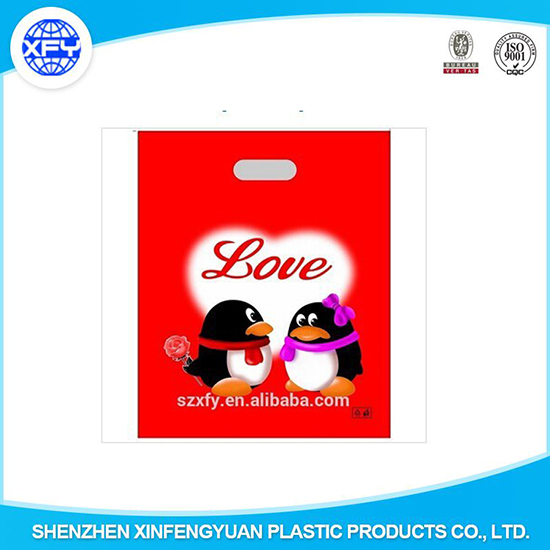 High Quality Love Plastic Bag For Gift Packing