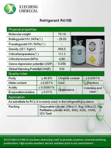 High Quality R415b Refrigerant