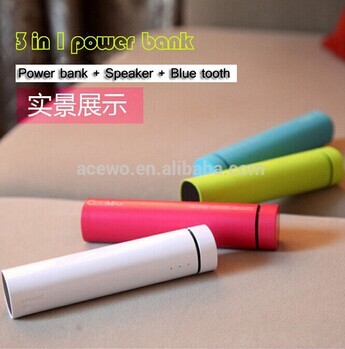 High Qulity Portable Manual For Power Bank With Speaker