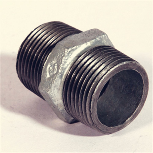 Hot Dipped Galvanized Malleable Iron Pipe Fittings Nipple
